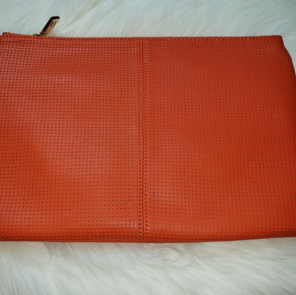 Neiman Marcus Oversized Leather Clutch Bag
